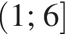 левая круглая скобка 1; 6 правая квадратная скобка