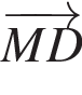 \overrightarrowMD