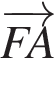 \overrightarrowFA