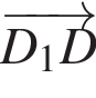  \overrightarrowD_1D 